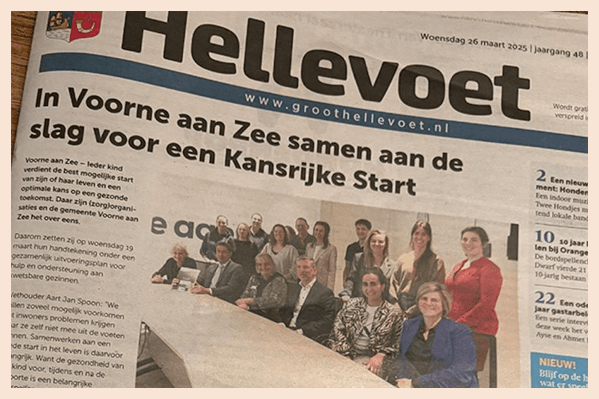 Samen aan de slag voor een Kansrijke Start